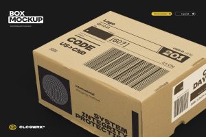 Cd Box Realistic Mockup