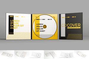 CD Cover Mockup Set