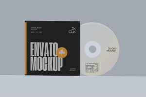 CD DVD Album Mockup Modern