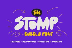 Cd Stomp Buble Font