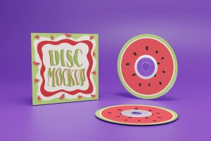 CD/DVD Disc Mockup