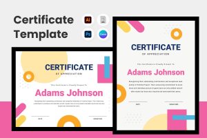 Certificate of Appreciation Template V15