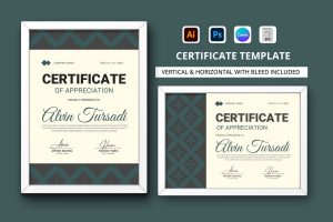 Certificate of Appreciation Template V4