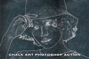 Chalk Art Photoshop Action