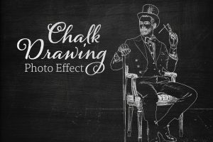 Chalk Drawing Photo Effect