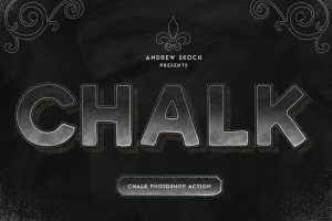 Chalk Lettering – Photoshop Action