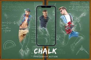 Chalk Photoshop Action