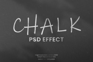 Chalk psd effect