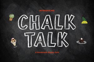 Chalk Talk – Handwritten Chalkboard