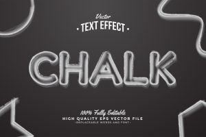 Chalk Text Effect