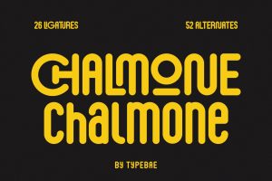 Chalmone – Condensed Rounded Font