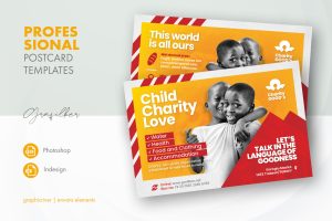 Charity Postcard Templates