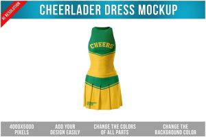 Cheerlader Dress Mockup