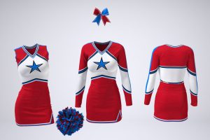 Cheerleading Uniform Mock-Up