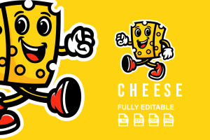 Cheese Logo Template
