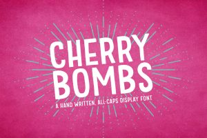 Cherry Bombs Display Font