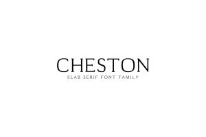 Cheston Slab Serif Font Family Set