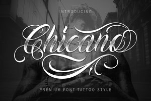 Chicano Font | Tattoo Style