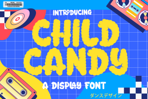 Child Candy Citypop Display Font