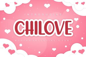 CHILOVE – Modern Valentine’s Font