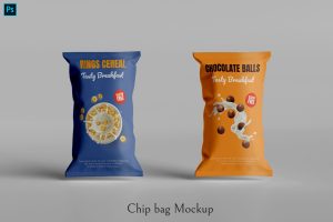 Chip bag Mockup
