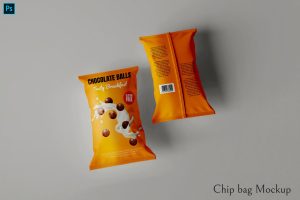 Chip bag Mockup