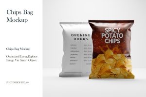 Chips Bag Mockup