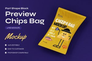 Chips Bag Product Mockups