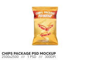 Chips Package PSD Mockup