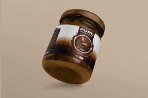 Chocolate Jam Sticker Label design