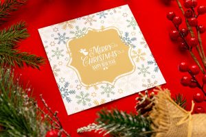 Christmas Card Mockup