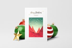 Christmas Card Mockup