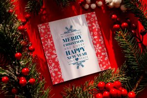 Christmas Card or Invitation Mockup