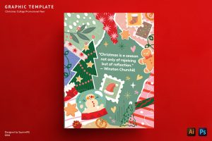 Christmas Collage Promotional Flyer