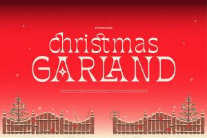 Christmas Garland – 2025 Winter Snow Thanksgiving