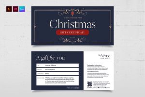 Christmas Gift Certificate Template