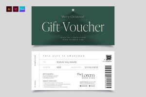 Christmas Gift Voucher Template