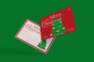 Christmas Greeting Card Template