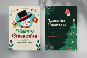 Christmas Greeting Card Template