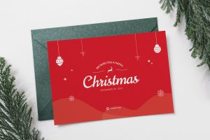 Christmas Greeting Card Template