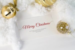 Christmas Invitation Mock Up