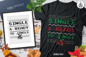 Christmas Jingle Sweater T-Shirt Xmas Retro Party