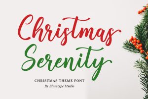 Christmas Serenity – Christmas Font