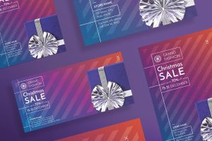 Christmas Shop Sale Flyer and Poster Template
