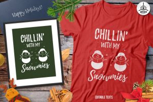 Christmas Snowman Sweater T-Shirt Xmas Retro Party