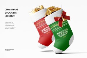 Christmas Stocking Mockup