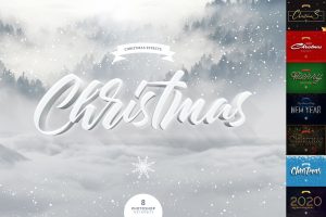 Christmas Text Effects