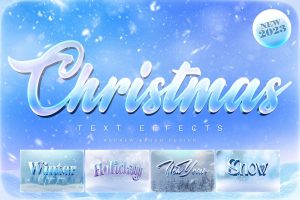 Christmas Text Effects