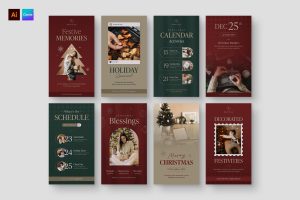 Christmas What’s On Social Media Templates