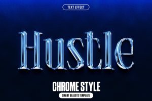 Chrome Style Text Effect